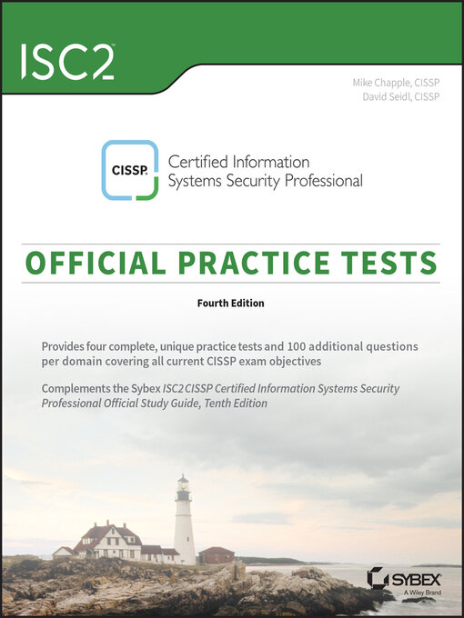 Cover image for ISC2 CISSP Certified Information Systems Security Professional Official Practice Tests
